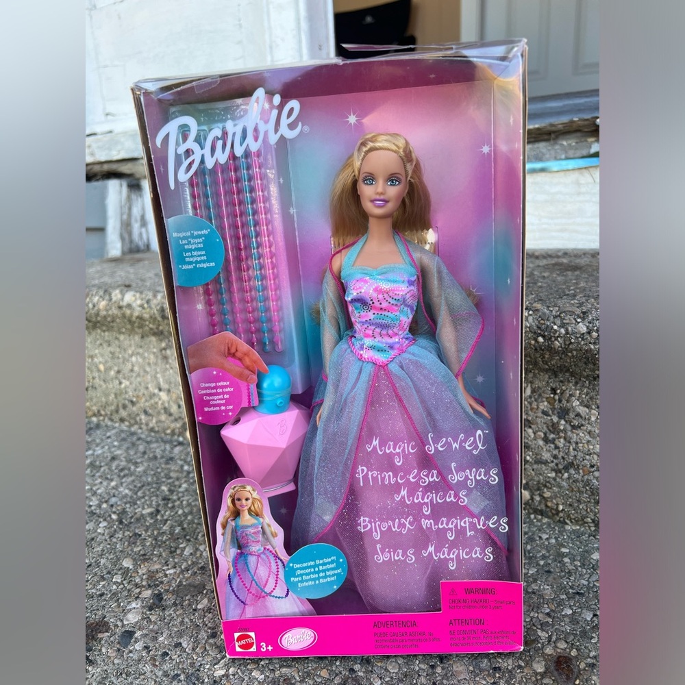 Barbie Magic Jewel Princess Doll - Pink, Blue & Purple (Reposh)